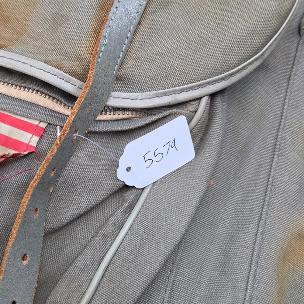 Vintage Kurz Mod 2 Canvas Rucksack West Germany Green USA Flag Military 50s 60s